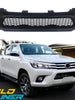 Matte Black Front Bumper Mesh Grill for Toyota Hilux Revo SR SR5 2015-2018