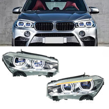 LED Front Headlights Lens Assembly for BMW X5-F15 2014-2018