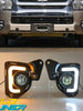 LED DRL Daytime Running Light Fog Lamps Turn Signal For Toyota Hiace 2014-2018