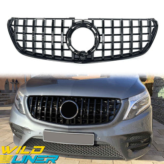 Panamericana Front Grill Chrome for Mercedes V-Class W447 2021-2023  LCI