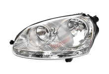 Set Pair LH+RH Head Light Lamp (Chrome) For Volkswagen VW Golf MK5 2004-2008