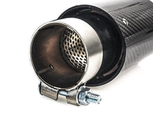 1 Piece Carbon fiber Exhaust Tips 65mm Inlet Muffler Pipes for BMW with M-Sport Package