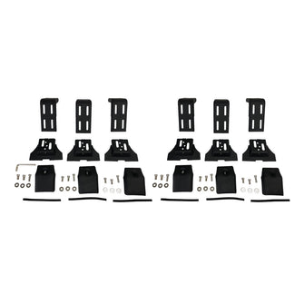 Universal Roof Rack Brackets 100MM 3 Pairs for Rain Gutter Mounts GU patrol land