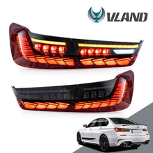 Pair Cherry Red OLED Tail Lights for BMW 3 Series G20 G80 M3 GTS 2019-2022