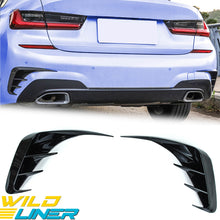 Rear Bumper Canards Side Air Vent Trims for BMW 3-Series G20 2019-2022 M Sport Only