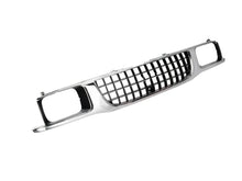Chrome/Black Front Upper Grill 4x14 For Holden Rodeo TF 1993-1995