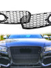Black Fopg Light Cover Lower Grille for Audi A5 b8 S-line S5 2008-2012
