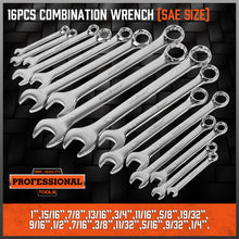 32Pcs Jumbo Combination Spanner Set Chrome Vanadium Steel Metric & Imperial Au