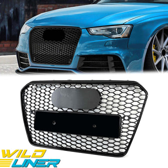 Honeycomb Black Front Grill For Audi A5 S5 8T B8.5 2013 2014 201 2016 fg192
