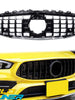 All Black Gt Front Grill for Mercedes CLA C118 CLA180 CLA200 CLA250 CLA35 2020-2023 fg142