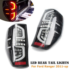 Pair LED Tail Light Rear Lamp For Ford Ranger PX T6 MK1 MK2 XL XLT 2011-ON Clear
