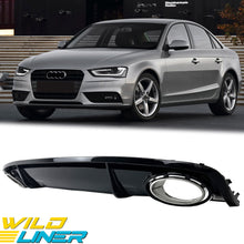 RS4 Style Black Rear Diffuser + Chrome Exhaust Tips for Audi A4 B8.5 Non-Sline 2013-2016 di199