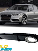 Black Rear Diffuser + Chrome Exhaust Tips for Audi A4 B8.5 Non-Sline 2013-2016 di199