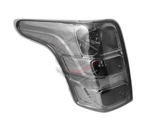 Pair LH+RH Non LED Smoke Tail lights Halogen For Mitsubishi Triton MQ 2015-2018