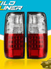 Pair Rear Tail Lights Assembly For Toyota Land Cruiser 80 Series 1990-1998