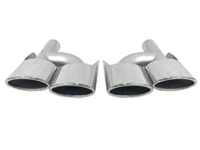 Chrome/Black Exhaust Tips For Mercedes W220 W221 W211 W212 W203 W204 W219 W218 SLK R171 SL R230