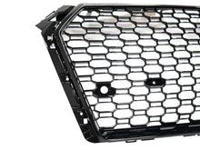 RS4 Style Honeycomb Front Bumper Grille For Audi A4 S4 B9 2017–2019