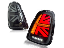 Pair L+R LED Tail Lights Pair Black Clear for Mini Cooper R56 R57 R58 R59 2007-2013