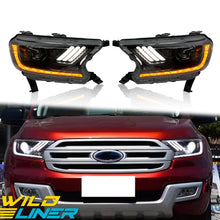 LED Head Light For Ford Ranger UTE 2015-2021 PX2 PX3 & Everest Headlights XL, XLS, XLT, Wildtrak, FX4, Raptor