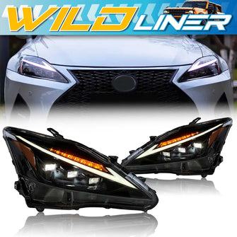 Headlights Assembly Projector LED DRL for Lexus IS250 IS350 2006-2013