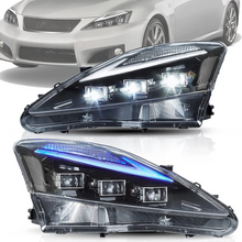 Projector LED Headlights For 2006-2013 Lexus IS250 IS350 ISF DRL Animation