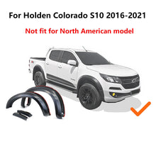 Fender Flares for Holden Colorado RG 2017-2021 Black Wheel Arch Guard Widen 30mm