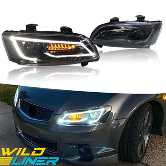 LED Headlights Assembly DRL for Holden Commodore VE HSV SV6 SV8 S1 S2 2006-2013