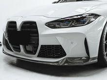 Carbon Fiber Look Front Bumper Lip for BMW M3 G80 M4 G82 2021-2023