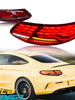 Full LED Tail Lights With Animation Sequential for Mercedes C-Class A205 C205 2015-2023