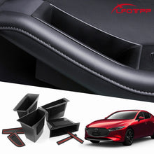 Car Door Inner Handles Pulls Pocket Storage Box For 2019-2025 Mazda 3
