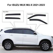 Tinted Black Weather Shields Weathershields for ISUZU MU-X MUX RJ 2021-Onwards Dual