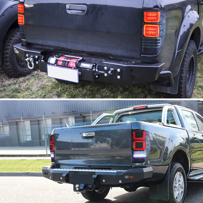 Smoked/Clear LED Tail Lights - Ford Ranger Raptor PX Wildtrak T6 MK2 XL ...
