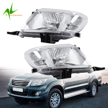 Pair Clear Headlights Front Lamps for Toyota Hilux Ute 2011-2015 2WD 4WD