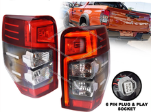 Pair LH+RH Tail Light Lamp LED For Mitsubishi Triton MR 2018-2023 GLS GSR