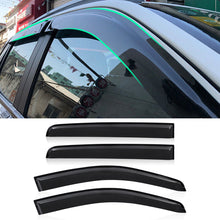 Weathershields Window Visors For Ford Ranger 2012-2022 Dual Cab PX PX2 PX3 Black