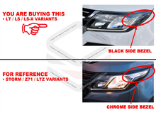 RH Right Hand Head Light Front Lamp (Black) For Holden Colorado RG 2016~2020 LT LS LS-X