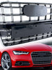 RS6 Style Glossy Black Front Grille Grill For Audi A6 C7 S6 2016-2018