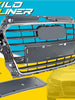 Dark Gray W/Chrome Frame Front Bumper Grille fits 2014-2016 Audi A3