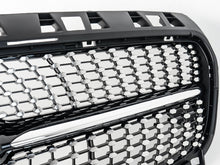Black Diamond Front Grill for Mercedes W176 2016 2017 2019 LCI w/o Camera