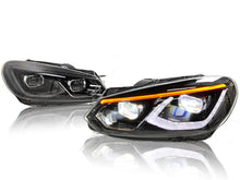 Full LED Headlights With Start-up Animation for Golf MK6 TSI TDI w/ Sequential 2009-2013