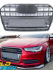 Chrome Front Bumper Grille for Audi A6 C7 S6 2016-2018 fg212