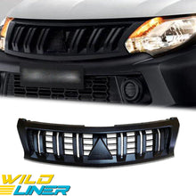 Front Bumper Grille Matte Black Grill For Mitsubishi TRITON MQ L200 2015-2018