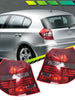 Pair LH+RH Tail Light Lamp No LED Tinted for BMW 1 Series E87 5 Door Hatch 07-11