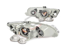 SET LH+RH Head Light (Black) Headlights For Holden Commodore VY S1 S2 2002-2004 SS & SV8