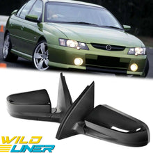 Pair Electric Door Mirror Caps Black For Holden Commodore VY VZ 2002-2008