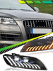 LED Sequential Projector Headlights DRL Assembly for Audi Q7 2010-2015