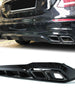 E63 AMG Rear Diffuser + Black Exhaust Tips for Mercedes W213/S213 AMG Pack 2016-2019 di33