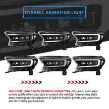 Projector LED Headlights W/ DRL Animation For Ford Ranger 2015-2021 Lamps