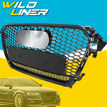 RS4 Style Quattro Honeycomb Front Grille For Audi A4 S4 B8.5 2013–2016
