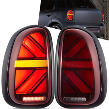 Black-Red LED Tail Lights w/Dynamic Animation For 2010-16 Mini Cooper Countryman R60